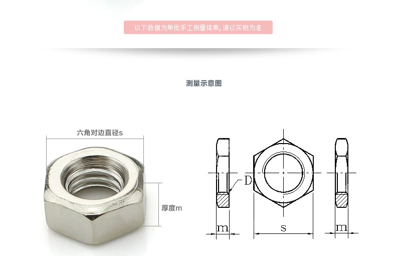 鍍鋅六角螺母加工定制